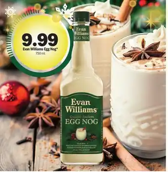 Meijer Evan Williams Egg Nog offer