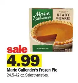 Meijer Marie Callender's Frozen Pie offer