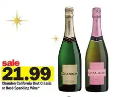 Meijer Chandon California Brut Classic or Rosé Sparkling Wine offer