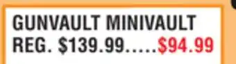 Dunham's Sports GUNVAULT MINIVAULT offer
