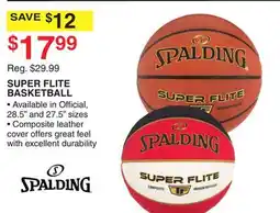 Dunham's Sports SPALDING SUPER FLITE BASKETBALL offer