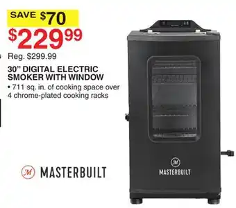 Dunham's Sports MASTERBUILT 30 DIGITAL ELECTRIC SMOKER WITH WINDOW offer