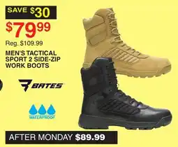 Dunham's Sports MEN'S TACTICAL SPORT 2 SIDE-ZIP WORK BOOTS offer
