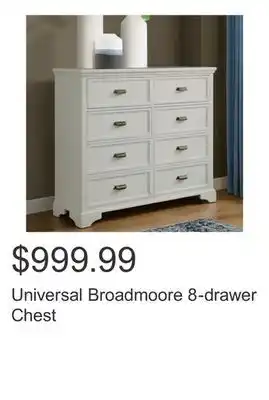 Costco Universal Broadmoore 8-drawer Chest offer