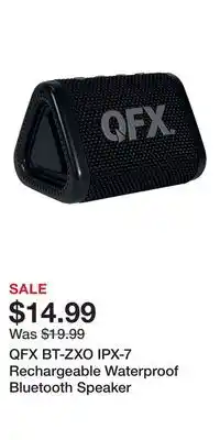 BJ’s QFX BT-ZXO IPX-7 Rechargeable Waterproof Bluetooth Speaker offer