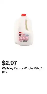 BJ’s Wellsley Farms Whole Milk, 1 gal offer