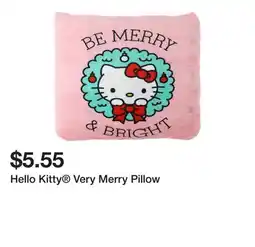 Five Below Hello Kitty Very Merry Pillow offer