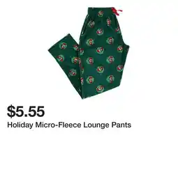 Five Below Holiday Micro-Fleece Lounge Pants offer