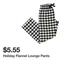 Five Below Holiday Flannel Lounge Pants offer