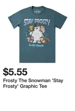 Five Below Frosty The Snowman 'Stay Frosty' Graphic Tee offer