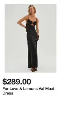 Victoria's Secret For Love & Lemons Val Maxi Dress offer