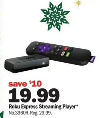 Meijer Roku Express Streaming Player offer