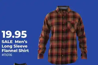 Runnings Men's Long Sleeve Flannel Shirt offer