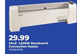 Runnings 1, 500W Baseboard Convection Heater offer