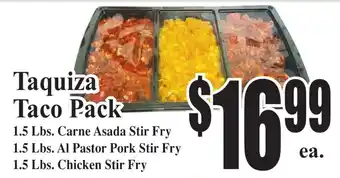 Baja Ranch Taquiza Taco Pack offer