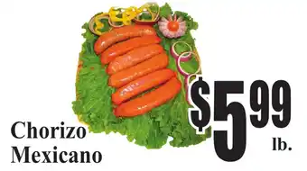 Baja Ranch Chorizo Mexicano offer