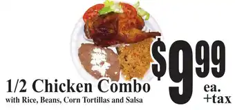 Baja Ranch 1/2 Chicken Combo offer