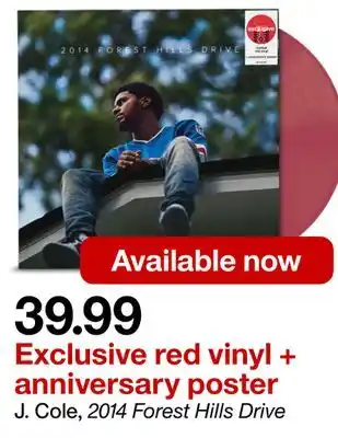 Target J. Cole, 2014 Forest Hills Drive offer