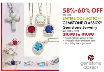 Boscov's ENTIRE COLLECTION GEMSTONE CLASSICS Gemstone Jewelry offer