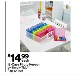 Michaels 16-Case photo Keeper by Simply Tidy offer