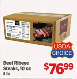 Gordon Food Services Beef Ribeye Steaks 10 oz offer