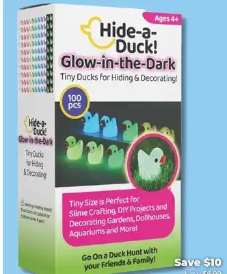 Showcase US Hide-a-Duck Glow-in-the-Dark offer