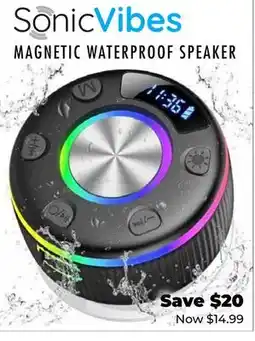 Showcase US MAGNETIC WATERPROOF SPEAKER offer