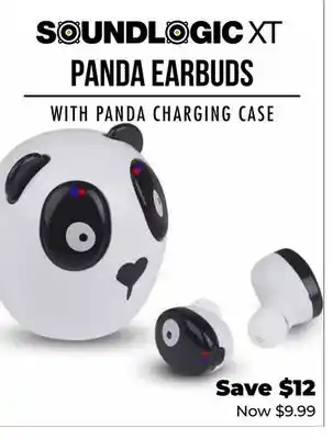 Showcase US SOUNDLOGIC XT Panda Earbuds offer