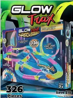 Showcase US GLOW TRAX SUPERCHARGED MEGA 326 PCS offer