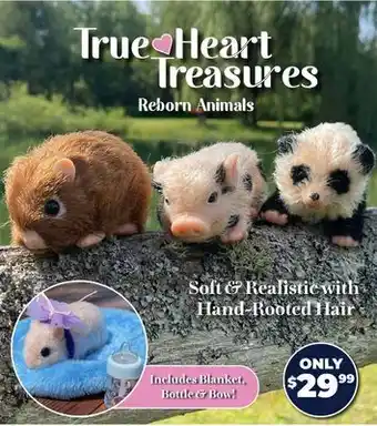 Showcase US True Heart Treasures Reborn Animals offer