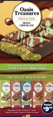 Showcase US Oasis Treasures Pistachio Dubai Chocolate offer