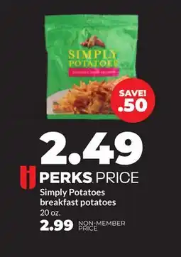 Hy-Vee Simply Potatoes breakfast potatoes offer