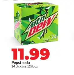 Hy-Vee Pepsi soda offer