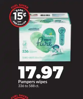 Hy-Vee Pampers wipes offer