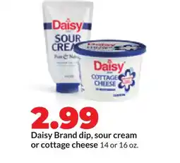 Hy-Vee Daisy Brand dip, sour cream or cottage cheese offer