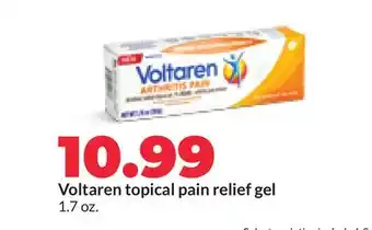 Hy-Vee Voltaren topical pain relief gel offer