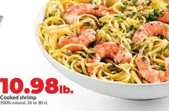 Hy-Vee Cooked shrimp offer