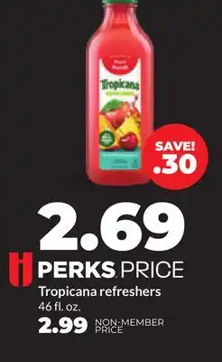 Hy-Vee Tropicana refreshers offer