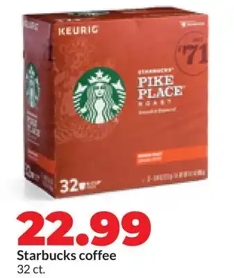 Hy-Vee Starbucks coffee offer