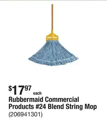 The Home Depot Rubbermaid Commercial Products #24 Blend String Mop offer