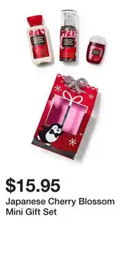 Bath & Body Works Japanese Cherry Blossom Mini Gift Set offer