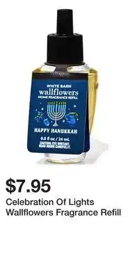 Bath & Body Works Celebration Of Lights Wallflowers Fragrance Refill offer