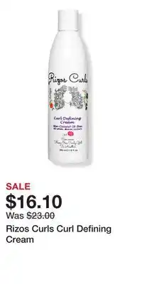 Ulta Beauty Rizos Curls Curl Defining Cream offer