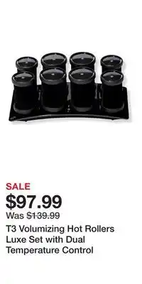 Ulta Beauty T3 Volumizing Hot Rollers Luxe Set with Dual Temperature Control offer