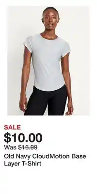 Old Navy Old Navy CloudMotion Base Layer T-Shirt offer