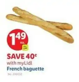 Lidl French baguette offer