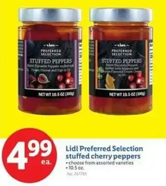 Lidl Lidl Preferred Selection stuffed cherry peppers offer