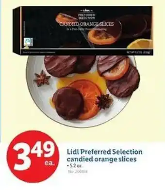 Lidl Lidl Preferred Selection candied orange slices offer