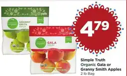 Food 4 Less Simple Truth Organic Gala or Granny Smith Apples offer