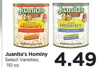 Food 4 Less Juanita's Hominy offer